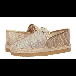 Michael Kors Hastings Espadrille Slip-on Gold